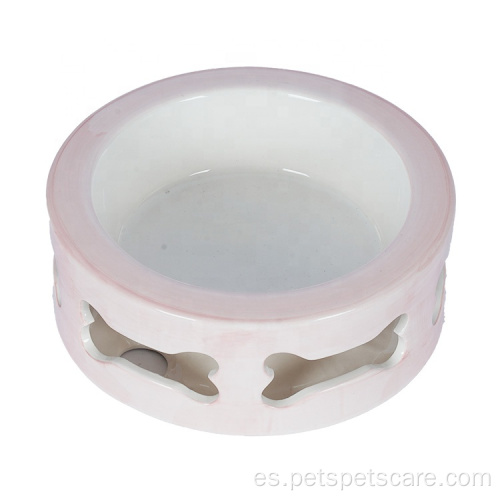 Tazón de perro de cerámica para perros de cachorro personalizable